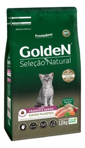 Alimento Golden Gatito Sabor Pollo Y Arroz, 3kg