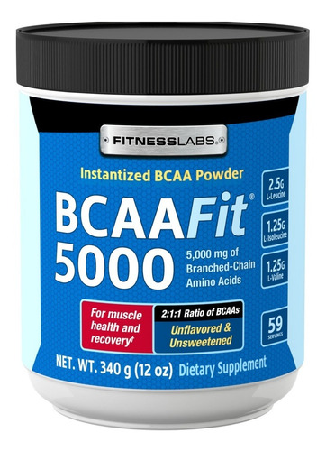 Aminoacidos Bcaa 5000 Polvo Recuperacion Pre Entreno 59 Serv