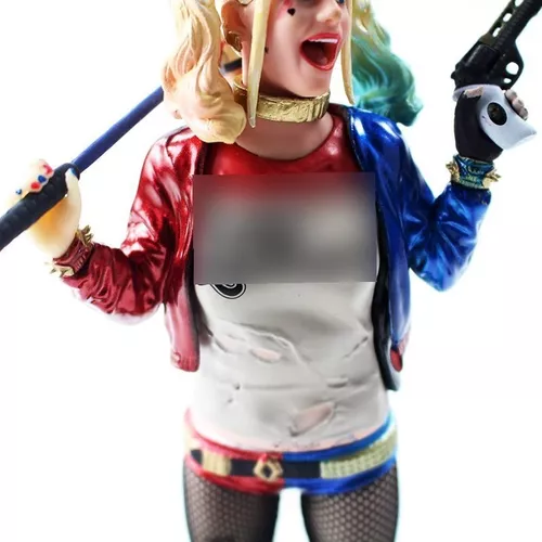 Boneca Action Figure Arlequina Ou Harley Quinn Esquadrão Suicida 18cm