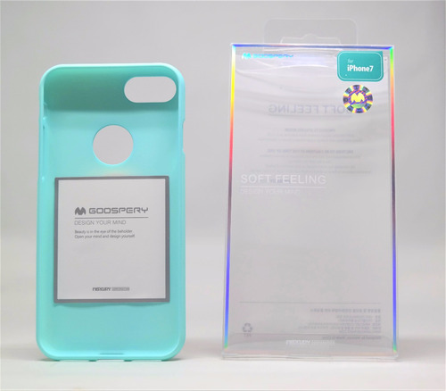 Funda iPhone 7 Goospery Sf Jelly Case Menta