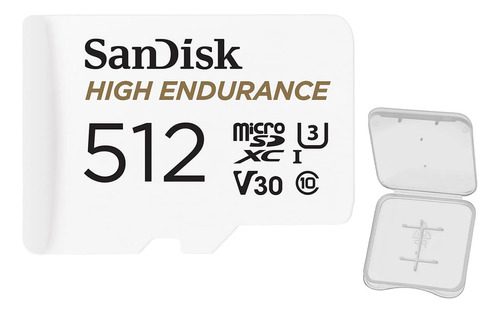 Cartão De Memória Microsd Sandisk 512gb E Adap +case