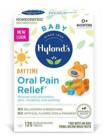 Hylands Baby Oral Pain Relief Tablets 125 Count