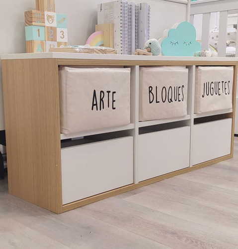 Organizador De Juguetes Estilo Montessori Con Cajones