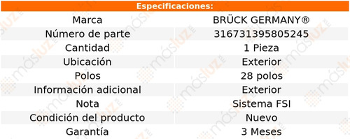 1- Sensor Temperatura Cts Ext Bora L5 2.5l 05/10 Bruck