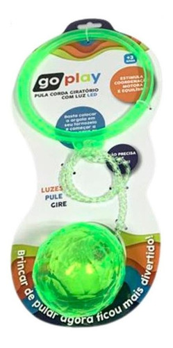 Go Play Spin Ball Pula Corda Giratório Verde - Multikids