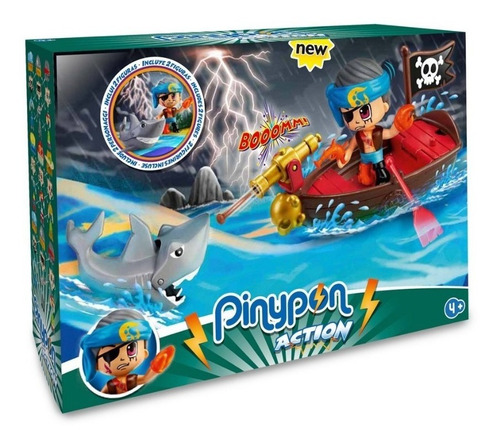 Pinypon Action Bote Pirata Bentancor Outdoor