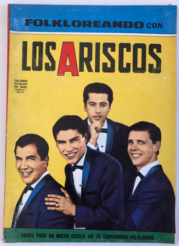Revista Folkloreando Con Los Ariscos Cancionero 1967
