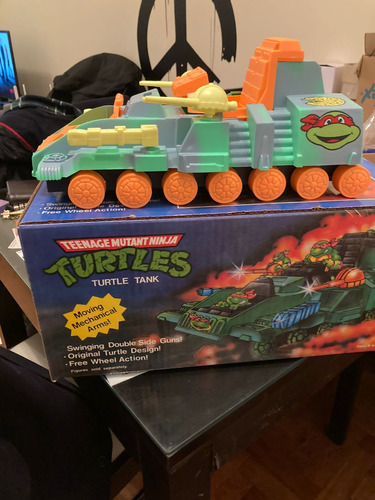 Tortugas Ninjas Vehiculo 30cm Vintage Bootleg Años 80