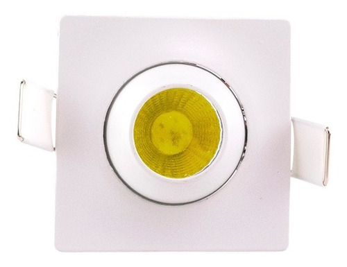 Spot Led Cob 3w Embutir Quadrado Olho Movel