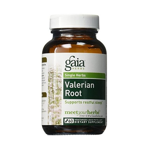 Gaia Herbs Raíz De Valeriana, 60 Líquidos Fito-cápsulas