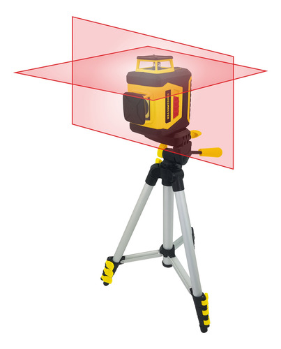 Imagen 2 de 2 de Nivel Laser Crossmaster Autonivelante 360º 20 Mts C/ Tripode