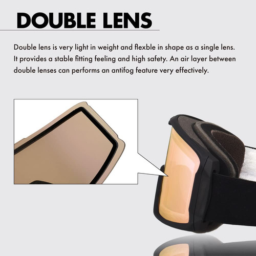 Lente De Repuesto Espejo Para Gafas Oakley Crowbar Snow Gogg