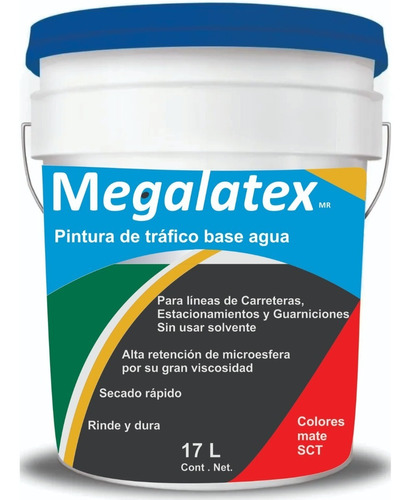 Pintura De Trafico Vial, Base Agua Color Amarillo, Ecolatex