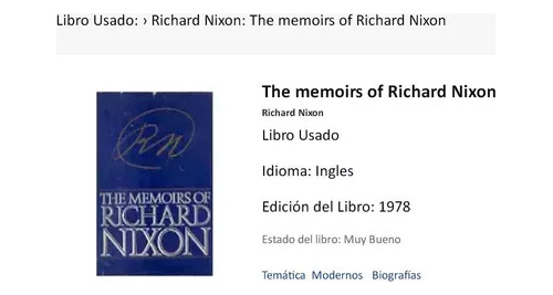 Richard Nixon: The Memoirs Of Richard Nixon