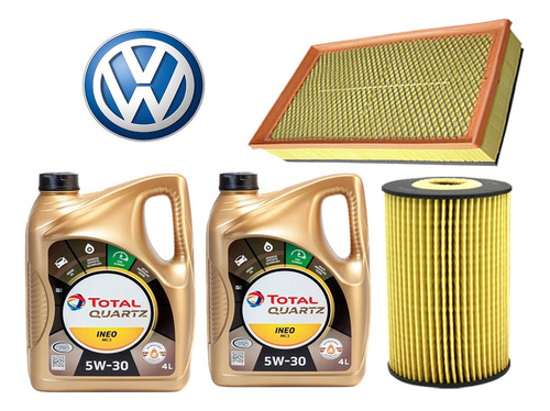 Kit Filtros Vw Amarok 2.0 Tdi + Aceite Total Mc3 5w30 8l