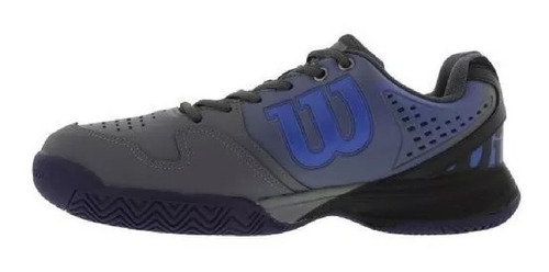 Tênis Wilson K Tour Cinza E Azul Masculino Wilson