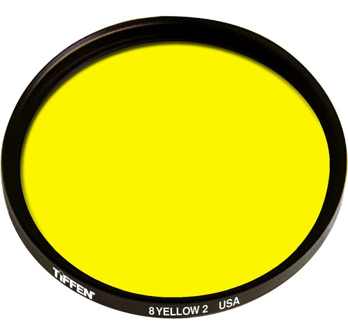 Tiffen 86mm (medium) Yellow 2 #8 Glass Filtro For Black & Wh