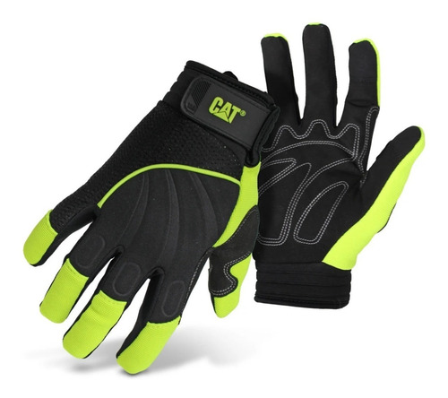 Cat012224l - Cat - Guantes De Alta Visibilidad - Talla: L