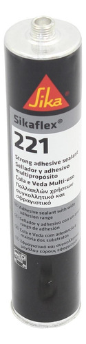 Sika 2579881 sikaflex 221  sellador adhesivo poliuretanico 300ml color Negro