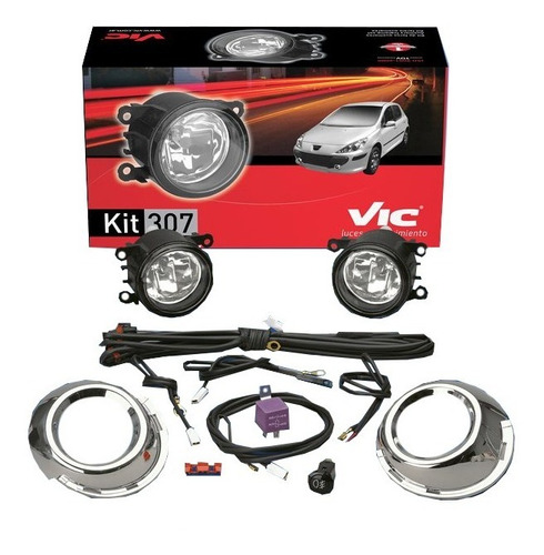 Kit De Faros Auxiliares Peugeot 307 06/12