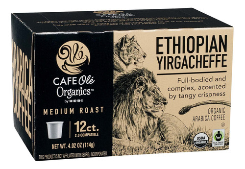 Cafe Ole Organic Ethiopian Yirgacheffe - Tazas De Café De .