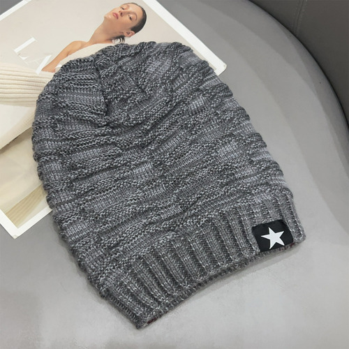 Gorro De Invierno Holgado Unisex Con Forro De Felpa