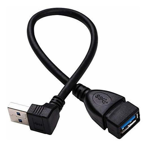 Angulo Usb 3.0 Dama Cable Extension 7 Inch = 18 Centimetro