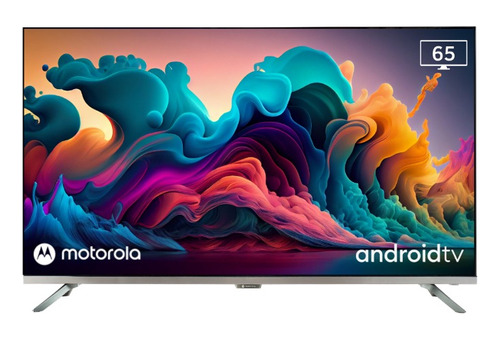 Smart Tv Motorola Android Tv 65 Uhd 4k Hdr + Comando De Voz