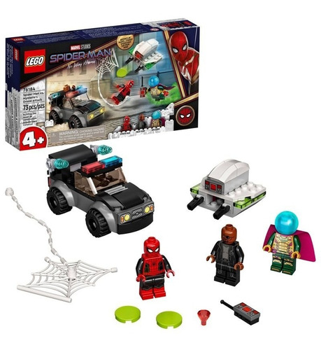 Kit Lego Marvel Spiderman Vs Ataque Del Dron De Mysterio Cantidad de piezas 73