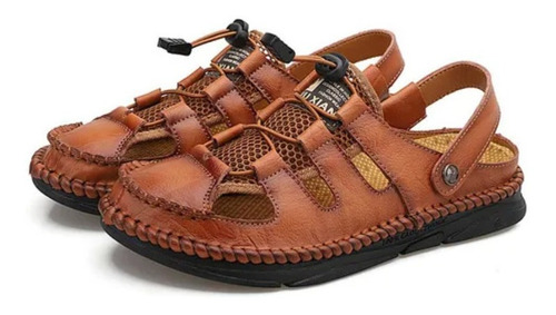 Sandalias Caballero Chanclas Hombre Piel Huarache