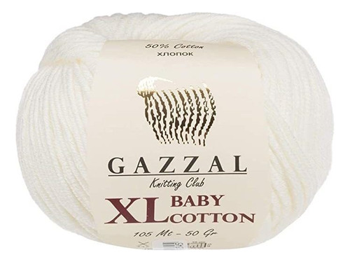 Paquete De 3 (bola) Gazzal Baby Cotton Xl Total 5.28 Oz / 3.