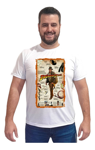 Camiseta Camisa Indiana Jones Pronta Entrega 