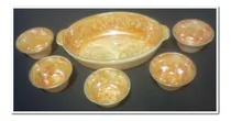 Comprar Juego Fuente + 5 Pocillos, Cristalería Chile 