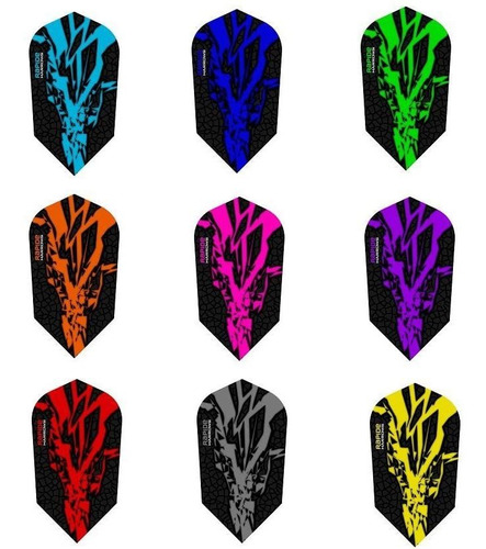 10 X Conjuntos Harrows Rapide X Mixed Color Dart Vuelos Slim