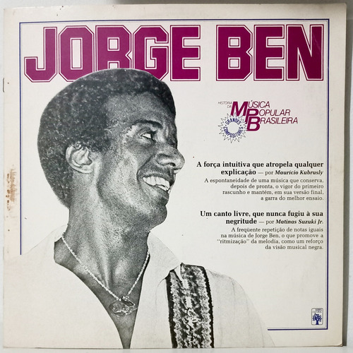 Lp - Jorge Ben -  História Da Música Popular Brasileira