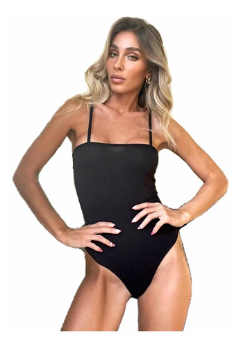 Bodysuit Strapless Mujer Tiras Moda Dama Sexy Y Comoda