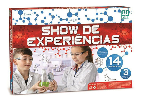 Kit Infantil Show De Experiências Verdadeira Aula De Ciência