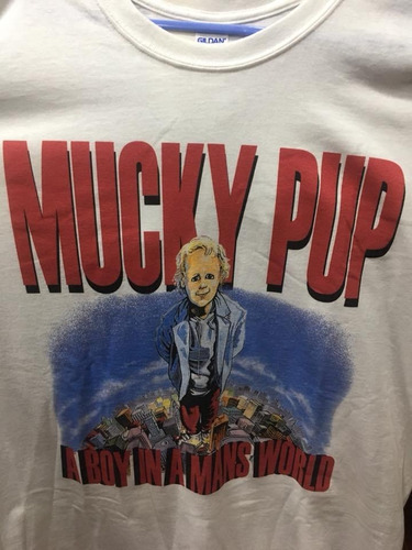 Mucky Pop - A Boy In A Mans World - Hardcore Punk - Polera- 