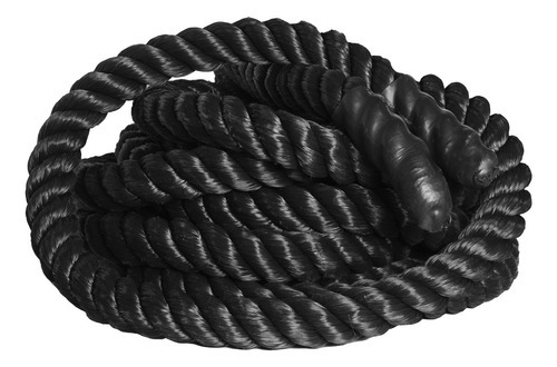 Corda Naval Rope Preta 40mm 5 Metros P/exercício Funcional