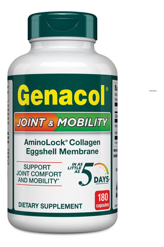 Genacol Suplemento Para Articulaciones Y Movilidad Con Membr