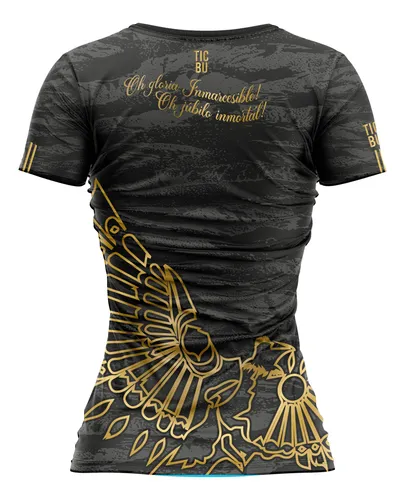 Camiseta Deportiva Dama Ref Colombia Negra
