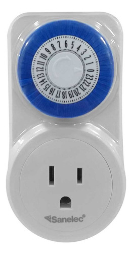 Temporizador Timer Sanelec 4334 24h Programación