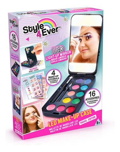 Mini Make Up Led Case Set De Maquillaje Con Espejo Led.