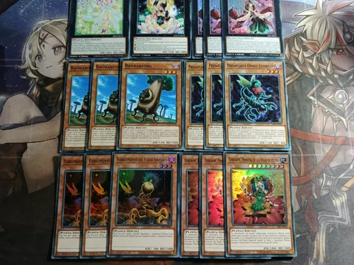 Lote Deck Baraja Planta Español Yugi-oh! Original Konami
