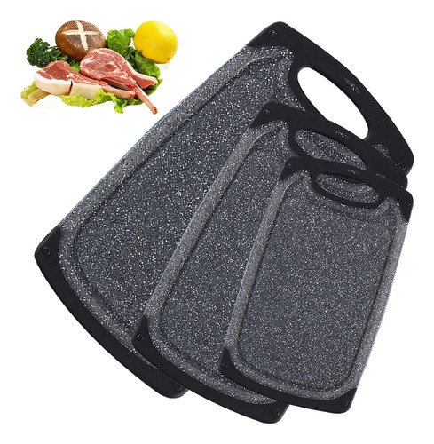 3 Piezas Tabla Cortar Cocina Tabla Para Cortar Plastico Con