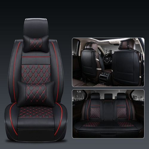 Kit Funda Cubre Asiento Auto Premium 4 Almohadilla - Calidad