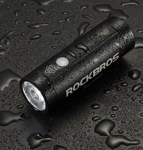 Farol Rockbros 800 Com Usb Recarregável Com Suporte