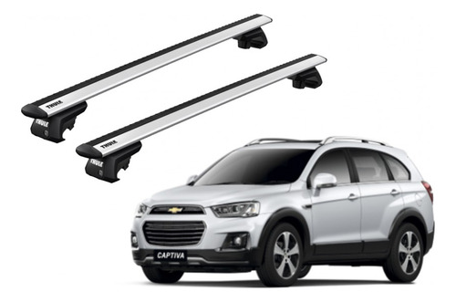 Barras Thule Chevrolet Captiva 06-20 Re / Wingbar Evo