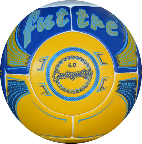 Balón Futtre No. 5  Azul Rey Con Amarillo Linea Clásica