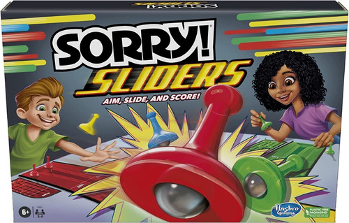 Hasbro Sorry! Sliders Juego De Mesa Divertido Ingles 6+ Orig